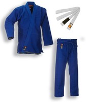 BJJ Starter Gi "Fortaleza" + BJJ Gürtel blau. Brazilian Jiu Jitsu. Hier Gr. A4
