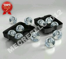 Silicon Ice Cube Ball Mold Whiskey Tray Round Maker Sphere Mould For Party Bar