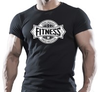 FITNESS TRAINING BODYBUILDING GYM MOTIVATION T-Shirt MMA WORKOUT CLOTHING TOP