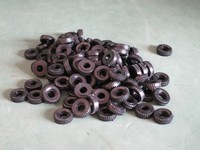 Minitanks : 100 Continental Gummi-Reifen ohne Felge für ROCO Unimog Bundeswehr