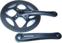 Batavus by Sugino Singlespeed Fixie Kurbel 48 Z Vierkant 170mm ALU schwarz NEU 