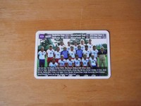 1983 / 84 MB HSV Hamburg Hamburger SV Mannschaftsbild Karte Spielkarte Quartett