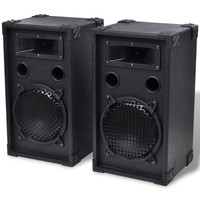 2x Stereo Lautsprecher Party Disco Boxen Set Bass Subwoofer Standlautsprecher