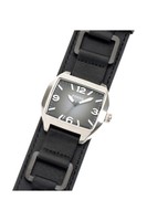 Fossil Armbanduhr Edelstahl Lederband Grau Schwarz Analog NEU! C221001-2