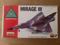 1:72 Lindberg Nr. 70955 Mirage III Iraqi Air Force. Bausatz. OVP