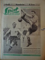 SPORT MAGAZIN KICKER 51 - 19.12. 1951 St.Pauli-HSV 0:2 Waldhof-1.FC Nürnberg 3:5