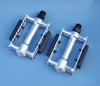 Pedal fahrrad stadt 9/16" aluminium mit reflektor vintage sammlung retro