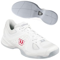 Wilson NVISION Carpet Herren Indoor Tennisschuhe - WRS320270 - Halle - Weiß/Grau