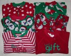 TCP BABY BOY GIRL 1PC FLEECE FOOTED PAJAMAS 12M-24M 2T 3T SANTA CLAUS CHRISTMAS