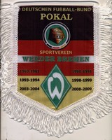 WIMPEL WERDER BREMEN WINNER CUP DEUTSCHLAND FOOTBALL