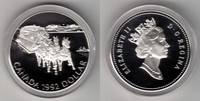 KANADA   1 Dollar 1992   Postkutsche   PP  Silber