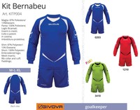 Fußball Futsal Set da Torhüter KIT BERNABEU GIVOVA Elasticized, 3 Farben wahl
