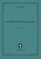 Neu - Gesetzbuch und Ganovenehre - Jack Black / 9783981313079