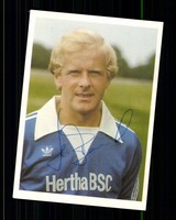 Holger Brück Hertha BSC Bergmann SB 1977-78 Orig. Sign.