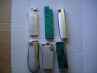  6 Feuerzeuge" Sammlerstücke "