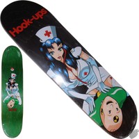 HOOK-UPS "CPR Krankenschwester" Skateboard Deck 8" x 31.75" Anime Manga Mädchen