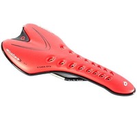 PROLOGO Sattel Choice schwarz rot Fahrradsattel Titan-solid Sattelgestell 