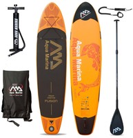 FUSION mit ALU-Paddle, KOMPLETT-SETs, SUP Paddle-Board, Aqua Marina, 330x75x15
