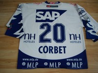 Adler Mannheim Trikot # 20 Rene Corbet top Zustand