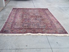 Large Lanamar Karastan/Kirman 5514 Mid Century Floral Rug 9X12 Great Label