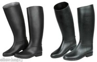 Reitstiefel Kunststoff für Kinder und Erwachsene schwarz Viele  Größen günstig