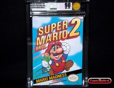 Super Mario Bros 2 Nintendo NES Brand New Factory Sealed VGA 90 Mint GOLD Grade 