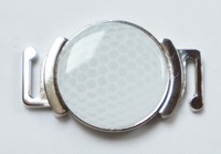 Schuh-Clip mit Golf-Ballmarker "GOLFBALL" Golf Geburtstagsgeschenk  Idee