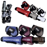 Gamaschen 4er Set HKM Beinschutz,Springgamaschen Streichkappen vieleFarben-i