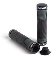 XLC Schraubgriffe Fahrrad Griffe Lenker RINGO grau/schw. MTB Cross Trekking NEU