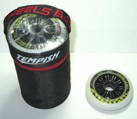 8 Rollen TEMPISH RUN SERIES 100 mm 100mm 85A black/white SPEED INLINE WHEELS TOP