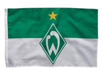 Fahne Stockfahne 63 cm x 40 cm SV WERDER BREMEN NEU