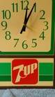7 up clock 1970's vintage 