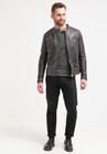 New Genuine Lambskin Leather Designer Jacket Biker Men's S,M,L XL biker # 384