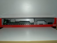 Herpa MAN TGX XXL Tieflade-Sattelzug mit Tank und Formschlussbock Kübler 305693