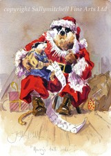 Funny Badger Quality Christmas cards pack of 10.C360x Harry'S Tall Order