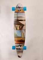 61153 41 INCH Longboard Board NEU Komplettboard Skateboard ABEC7 104cm