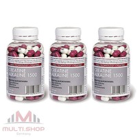 3x CREATINE ALKALINE 1500 - Kre Alkalyn Megabol 360 Kapseln Muskelaufbau Anabol