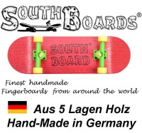 Komplett Holz Fingerskateboard RT/GR/GE SOUTHBOARDS® Handmade Wood Fingerboard