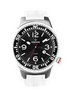 POSEIDON Unisex-Armbanduhr L Analog Silikonband UP00402 Weiß UVP 119,- €