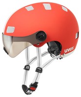 UVEX City Urban Fahrradhelm City V red-white mat 58-61 cm 2016