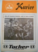 Programm 1. FC Nürnberg VfL Osnabrück DFB Pokal 8.01.1977