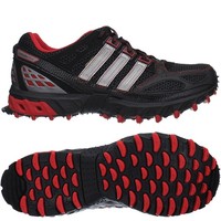 Adidas Kanadia 4 TR GTX Herren Laufschuhe schwarz/silber/rot Jogging Running  