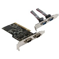 InLine® PCI SCHNITTSTELLENKARTE 4* 9-POL SERIELL COM RS232 RS-232 FIFO KARTE NEU
