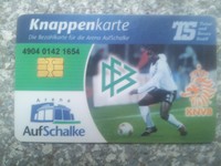 FC Schalke 04 S04 Knappenkarte Gerald Asamoah Nationalmannschaft