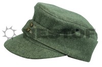 WH/SS BERGMÜTZE - BESTE REPRO 100% WOLLE MOUNTAIN CAP WK2 WW2 GRÖßE SIZE 61