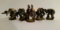 Warhammer 40k Chaos Terminatoren aus Zinn 1