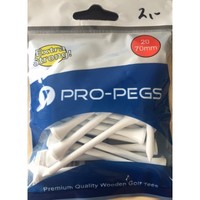 Pro-Pegs 70mm Holztees 20 Stück Tees
