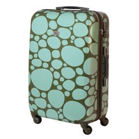 XL Hartschalen Reise Koffer TSA Schloss 65 Liter Kieselsteine Grün 813