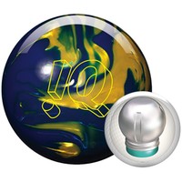 Bowling Ball Reactive Storm IQ Fusion Blue Solid/Gold Pearl 15 lbs, Reaktivball