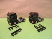 HERPA  ---   2 x SZM    --  neutral schwarz    ---  MAN TGX